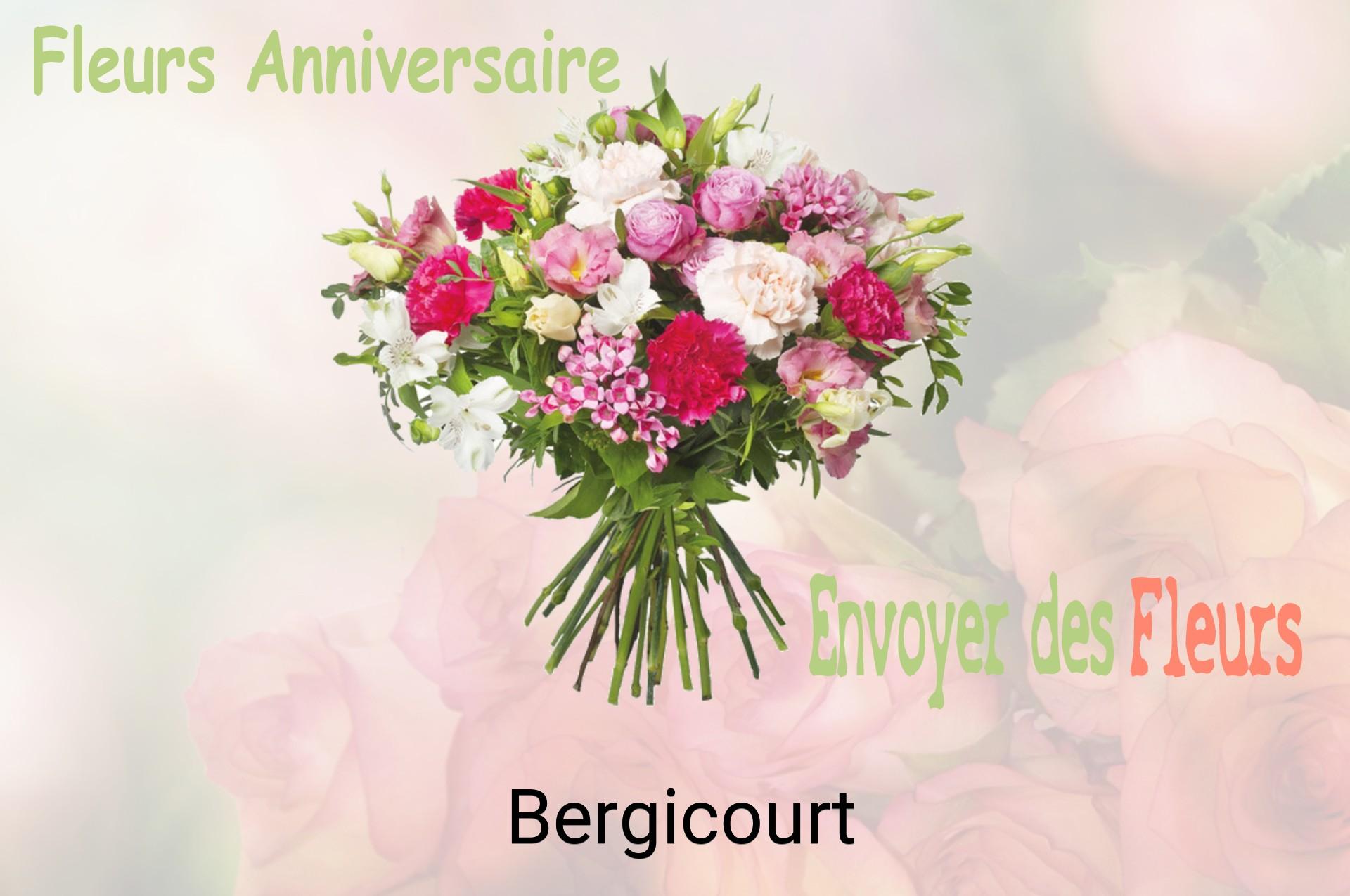 Bouquet de fleurs d’anniversaire livré à Bergicourt